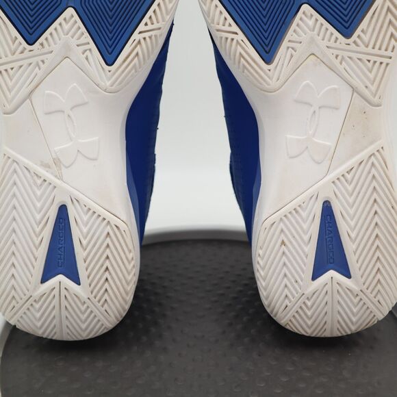 Under Armour Mens Size 13 Basketball Shoes Get B Zees Blue Gym Indoor Sneakers - Picture 15 of 16